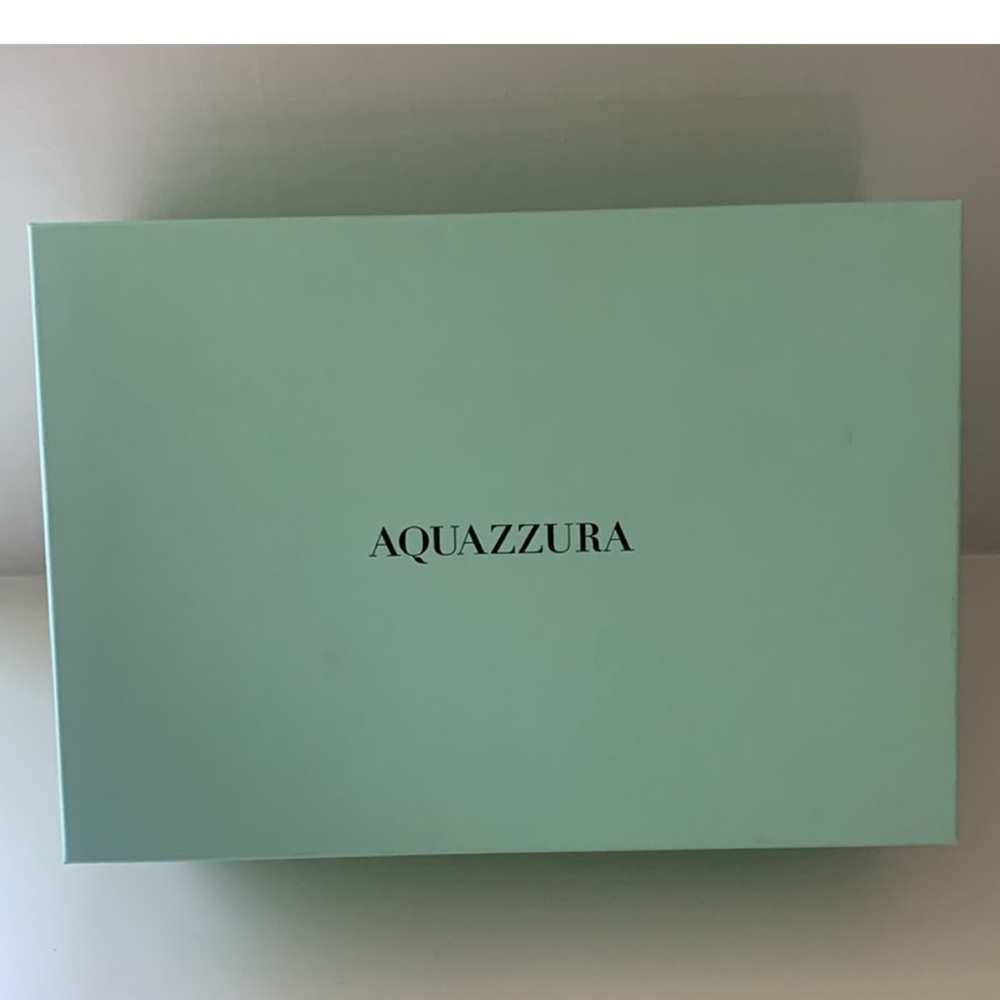 Aquazurra Aqua Blue Shoe Box Storage Box Tissue